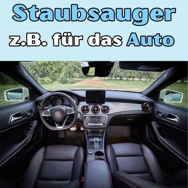 AirJet Anwendung Staubsauger für das Auto