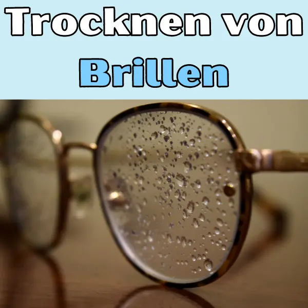 AirJet Anwendung Trocknen von Brillen