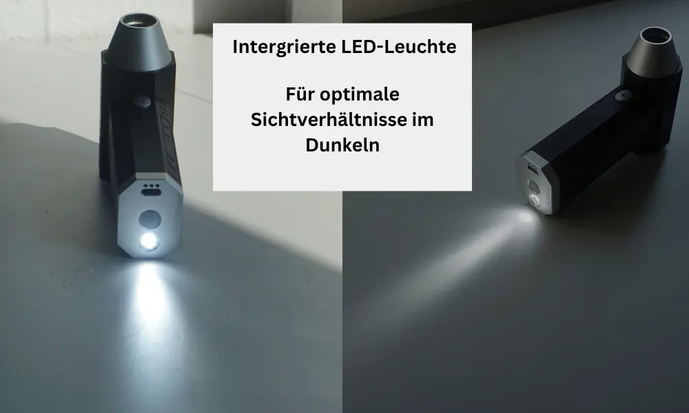 AirJet LED Taschenlampe Funktion